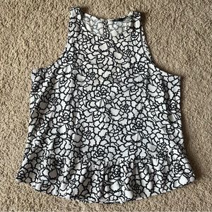 Ann Taylor ruffle tank